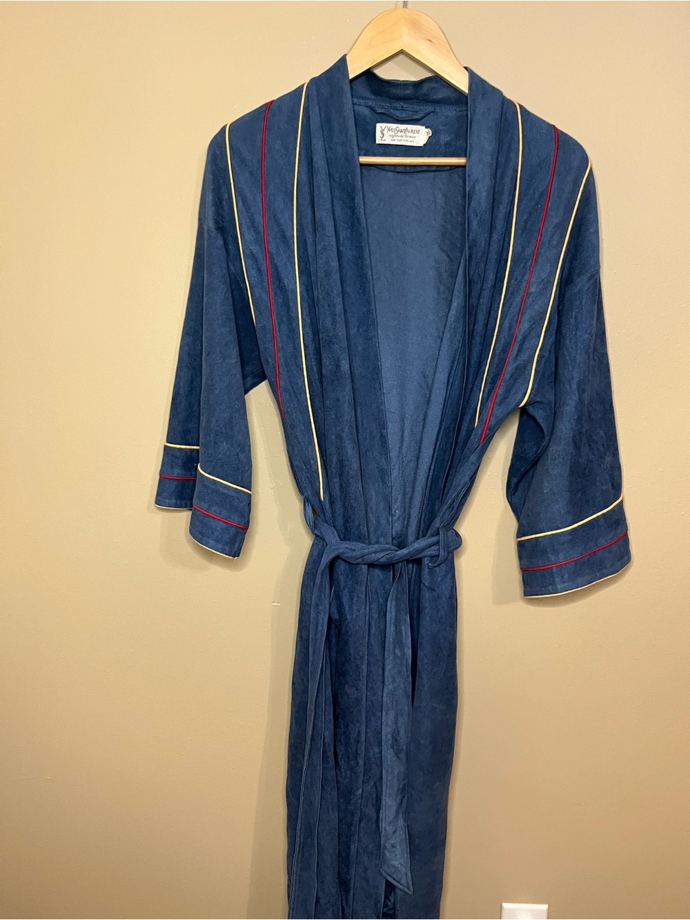 Yves Saint Laurent Blue Nightwear Top